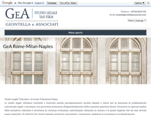 Tablet Screenshot of giontellaeassociati.com